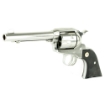 Picture of Ruger Vaquero SASS - Single Action - Revolver - 45 Long Colt - 5.5" Barrel - Stainless Steel - High-Gloss Finish - Black Checkered Grips - Blade Front and Integral Rear Sights - 6 Rounds - Sold as a two-gun consecutive serial number set in same commemorative case 05134