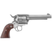 Picture of Ruger Vaquero Stainless - Single Action - Revolver - 45 Long Colt - 5.5" Barrel - Stainless Steel - High-Gloss Finish - Hardwood Grips - Blade Front and Integral Rear Sights - 6 Rounds 05104