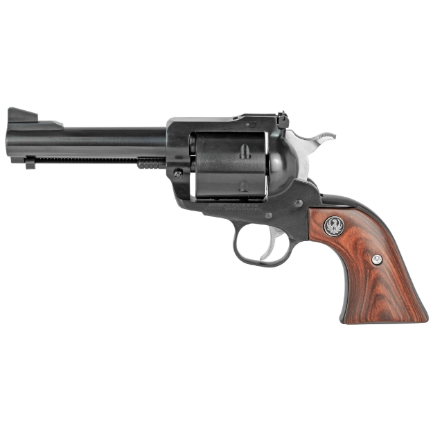 Picture of Ruger Super Blackhawk Standard - Single Action - Revolver - 44 Magnum - 4.6" Barrel - Alloy Steel - Blued Finish - Hardwood Grips - Adjustable Rear & Ramp Front Sight - 6 Rounds 00813