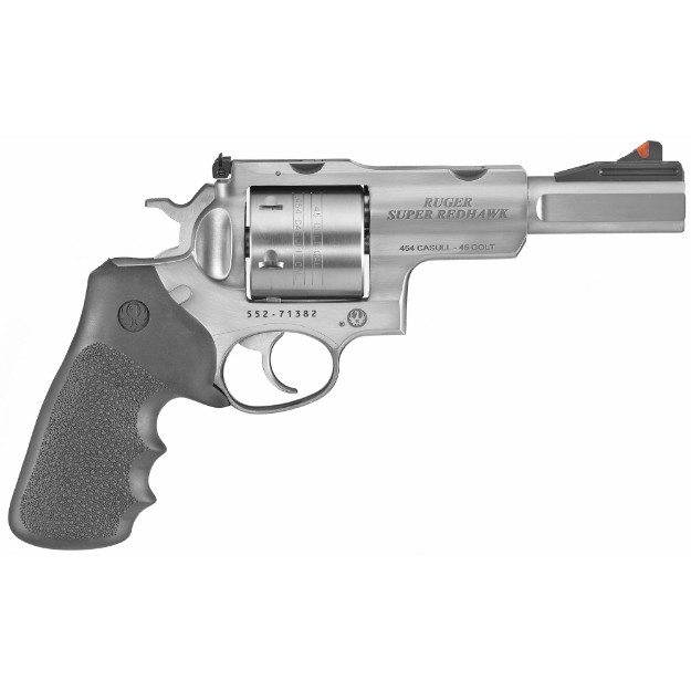 Picture of Ruger Super Redhawk - TALO Edition - Double Action/Single Action - Revolver - 454 Casull - 5" Barrel - Stainless Steel - Satin Stainless Finish - Rubber Grip - Ramp Front and Adjustable Rear Sights - 6 Rounds 05517