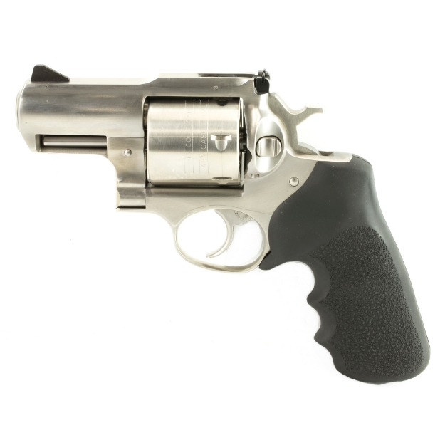 Picture of Ruger Super Redhawk Alaskan - Double Action - Revolver - 454 Casull - 2.5" Barrel - Stainless Steel - Satin Finish - Silver - Hogue Tamer Monogrip Grip - Adjustable Rear & Ramp Front Sight - 6 Rounds - KSRH-2454 05301