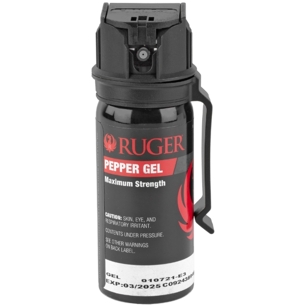 Picture of Sabre Ruger - Pepper Spray - Tactical Size with Flip Top & Belt Clip - Black RU-M60FT-G