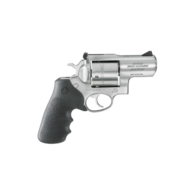 Picture of Ruger Super Redhawk Alaskan - Double Action - Revolver - 480 Ruger - 2.5" Barrel - Stainless Steel - Satin Finish - Silver - Hogue Tamer Monogrip Grip - Adjustable Rear & Ramp Front Sight - 6 Rounds - KSRH-2480 05302