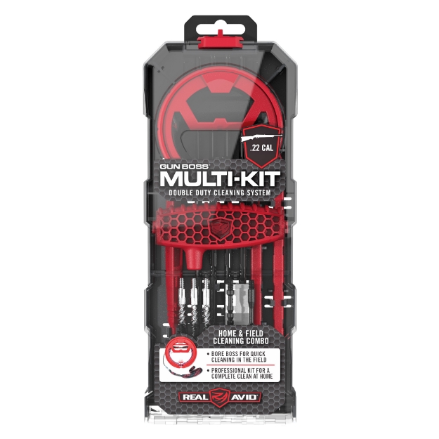 Picture of Real Avid Gun Boss - Multi-Kit - Home and Field Double Duty Professional Gun Cleaning - Fits .22 Cal Rifle AVGBMK22