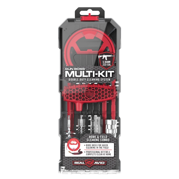 Picture of Real Avid Gun Boss - Multi-Kit - Home and Field Double Duty Professional Gun Cleaning - Fits .223/5.56MM Cal AVGBMK223