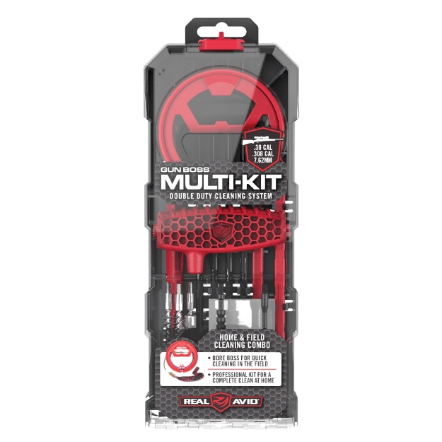 Picture of Real Avid Gun Boss - Multi-Kit - Home and Field Double Duty Professional Gun Cleaning - Fits .30 - .308 - 7.62mm - Rifle AVGBMK308