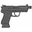 Picture of HK 45 Compact Tactical - V1 - Double Action/Single Action - Semi-automatic - Polymer Frame Pistol - Compact - 45 ACP - 4.57" Barrel - Threaded Barrel - Matte Finish - Black - Suppressor Sights With Tritium Front Sight - Safety/Decocker - 10 Rounds - 2 Magazines - Right Hand 81000022