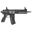 Picture of HK HK416 - 22LR - Semi-automatic - Blowback Action - 8.5" Threaded Barrel - Aluminum Frame - Black - Synthetic Grip - 10Rd - 1 Mag - MLOK RIS Rail - Right Hand - Front/Rear Flip Sights 81000404