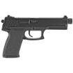 Picture of HK Mark 23 - Double Action/Single Action - Semi-automatic - Polymer Frame Pistol - Full Size - 45 ACP - 5.87" Barrel - Threaded Barrel - Matte Finish - Black - 3 Dot Sights - Decocker and Ambidextrous Safety - 12 Rounds - 2 Magazines - Ambidextrous 81000078