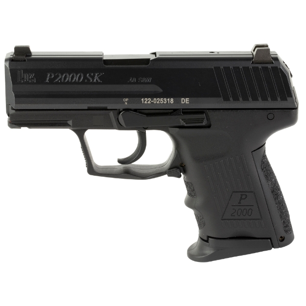 Picture of HK P2000SK - V2 - LEM - Double Action Only - Semi-automatic - Polymer Frame Pistol - Sub-Compact - 40 S&W - 3.26" Barrel - Black - Night Sights - 9 Rounds - 3 Magazines 81000058