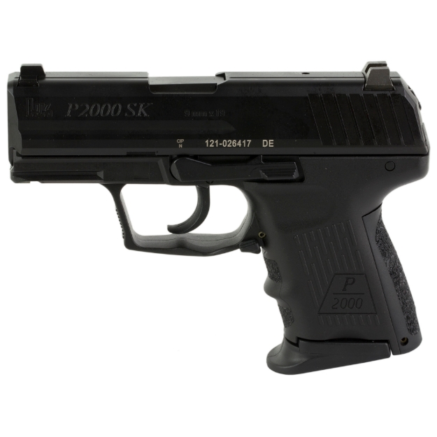 Picture of HK P2000SK - V2 - LEM - Double Action Only - Semi-automatic - Polymer Frame Pistol - Sub-Compact - 9MM - 3.26" Barrel - Black - Night Sights - 10 Rounds - 3 Magazines 81000054