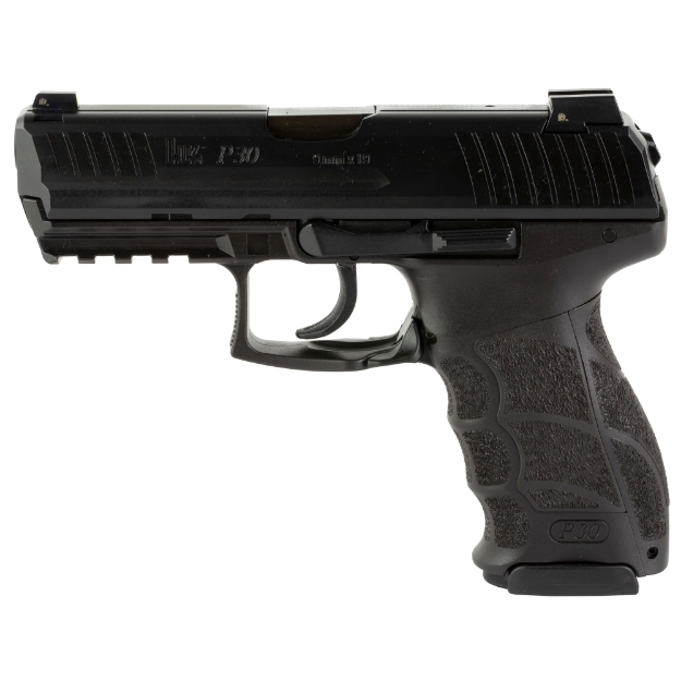 Picture of HK P30 - LEM-Double Action Only - Semi-automatic - Polymer Frame Pistol - Full Size - 9MM - 3.85" Barrel - Matte Finish - Black - Interchangeable Grip Panels - Night Sights - 17 Rounds - 3 Magazines 81000104