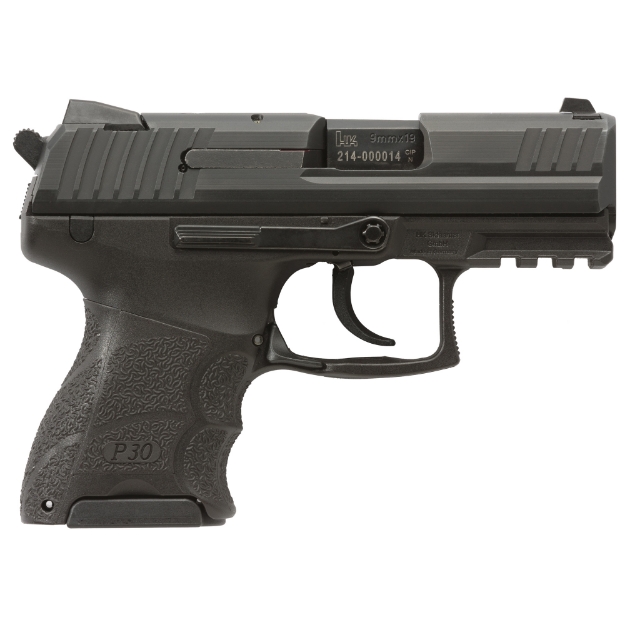 Picture of HK P30SK - V3 - DA/SA - Sub Compact - 9MM - 3.27" Barrel - Polymer Frame - Black - Night Sights - Decocker - 10Rd - 3 Magazines 81000087