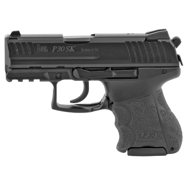 Picture of HK P30SK - V3 - Double Action/Single Action - Semi-automatic - Polymer Frame Pistol - Sub Compact - 9MM - 3.27" Barrel - Matte Finish - Black - 3 Dot Sights - Decocker - 10 Rounds - 2 Magazines 81000086