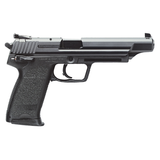 Picture of HK USP45 - Elite - V1 - Double Action/Single Action - Semi-automatic - Polymer Frame Pistol - Full Size - 45 ACP - 6" Barrel - Black - Adjustable Sights - Manual Thumb Safety - Decocker - 12 Rounds - 2 Magazines 81000367