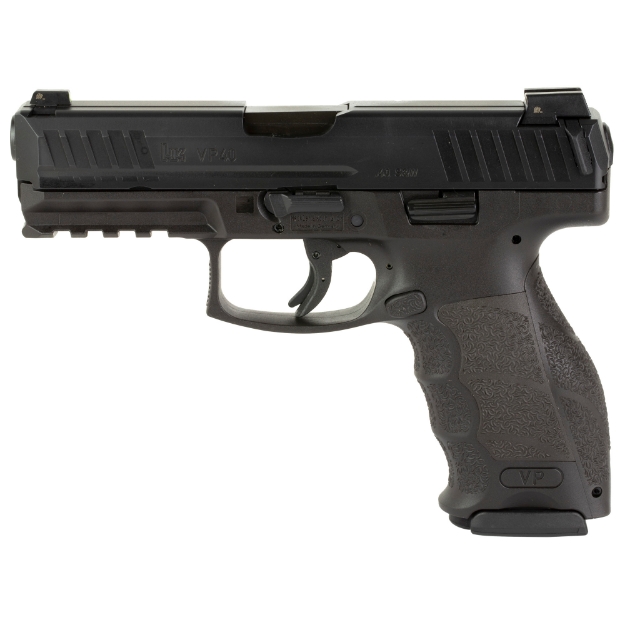 Picture of HK VP40 - Striker Fired - Push Button Mag Release - 40S&W - 4.09" Barrel - Polymer Frame - Black Finish - 3 Dot Sights - 13Rd - 2 Magazines 81000269