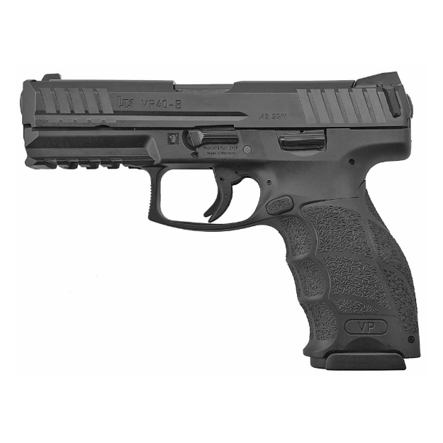 Picture of HK VP40-B - Striker Fired - Semi-automatic - Polymer Frame Pistol - Full Size - 40 S&W - 4" Barrel - Black - Night Sights - 10 Rounds - 3 Magazines 81000272