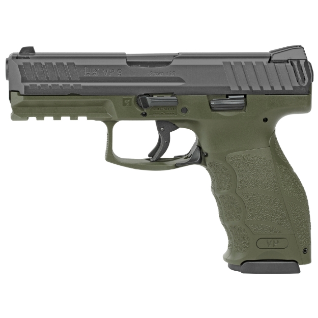 Picture of HK VP9 - Semi-automatic - 9MM - 4.09" Barrel - Polymer Frame - Green Color - 17Rd - 2 Magazines 81000233