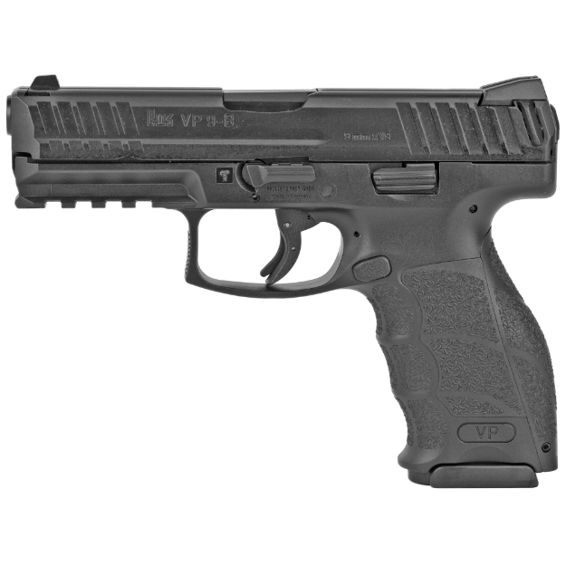 Picture of HK VP9 - Semi-automatic - Striker Fired - 9MM - 4.09" Barrel - Polymer Frame - Black Finish - 17 Round - 2 Mags - 3 Dot Sights 81000285