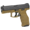 Picture of HK VP9 - Striker Fired - Semi-automatic - Polymer Frame Pistol - Full Size - 9MM - 4" Barrel - Black Slide - Flat Dark Earth Frame - 3 Dot Sights - 10 Rounds - 2 Magazines 81000227