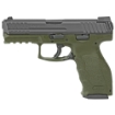 Picture of HK VP9 - Striker Fired - Semi-automatic - Polymer Frame Pistol - Full Size - 9MM - 4" Barrel - Black Slide - Green Frame - Night Sights - 10 Rounds - 3 Magazines 81000236