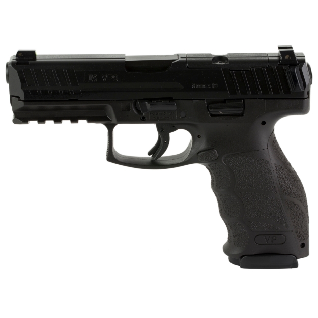 Picture of HK VP9-B - Striker Fired - Semi-automatic - Polymer Frame Pistol - Full Size - 9MM - 4.09" Barrel - Matte Finish - Black - 17 Rounds - Optics Ready Slide - Night Sights - 3 Magazines 81000733