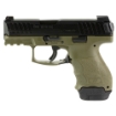 Picture of HK VP9SK - Striker Fired - Semi-automatic - Polymer Frame Pistol - Sub-Compact - 9MM - 3.39" Barrel - Matte Finish - Green - 3 Dot Sights - 15 Rounds - 2 Magazines - (1)-15 Rounds and (1)-12 Rounds 81000814