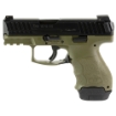 Picture of HK VP9SK - Striker Fired - Semi-automatic - Polymer Frame Pistol - Sub-Compact - 9MM - 3.39" Barrel - Matte Finish - Green - Night Sights - 15 Rounds - 2 Magazines - (1)-15 Rounds and (1)-12 Rounds 81000815