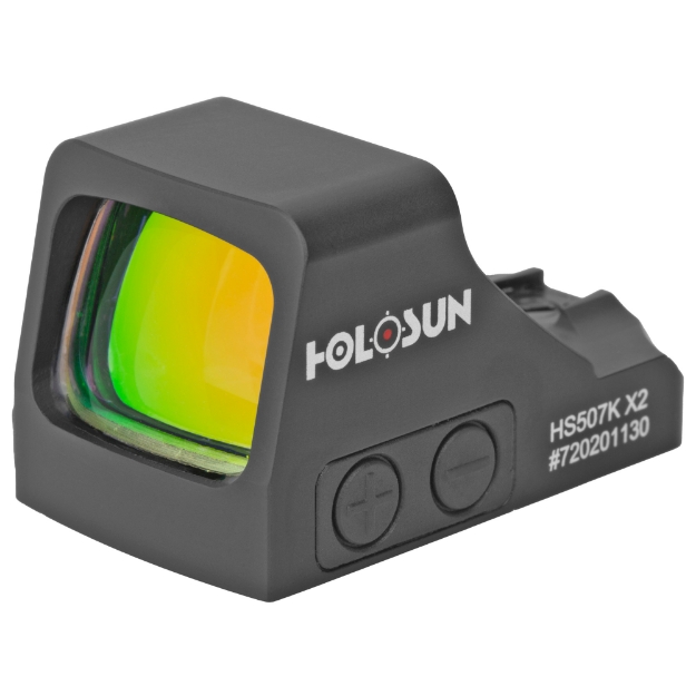 Picture of Holosun Technologies 507K-X2 - Red Dot - 32 MOA Ring & 2 MOA Dot - Black Color HS507K X2