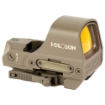 Picture of Holosun Technologies HS510C - Reflex Sight - Multiple Reticle - 65 MOA Circle - 2 MOA Red Dot - Aluminum Housing - Matte Finish - Flat Dark Earth - Solar with Internal Battery HS510C-FDE