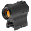 Picture of Holosun Technologies Micro Dual Reticle - Red Dot - 1X Power - 20mm Objective - 2MOA Dot with 65MOA Circle Multi Reticle System - Internal Battery - Hi and Low Mount In Box -  Mounting Tool And Lens Cloth - Fits 1913 Picatinny Rail - Black HS503R