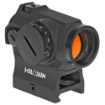 Picture of Holosun Technologies Micro Dual Reticle - Red Dot - 1X Power - 20mm Objective - 2MOA Dot with 65MOA Circle Multi Reticle System - Internal Battery - Hi and Low Mount In Box -  Mounting Tool And Lens Cloth - Fits 1913 Picatinny Rail - Black HS503R