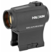 Picture of Holosun Technologies Micro Green Dot - 2MOA Dot Only or a 2MOA Dot with 65 MOA Circle - Solar With Internal Battery - Includes Low and Lower 1/3 Co-Witness Mount - Housing Shrouds for Windage and Elevation Turrets - Fits 1913 Picatinny Rail - Black HE503CU-GR