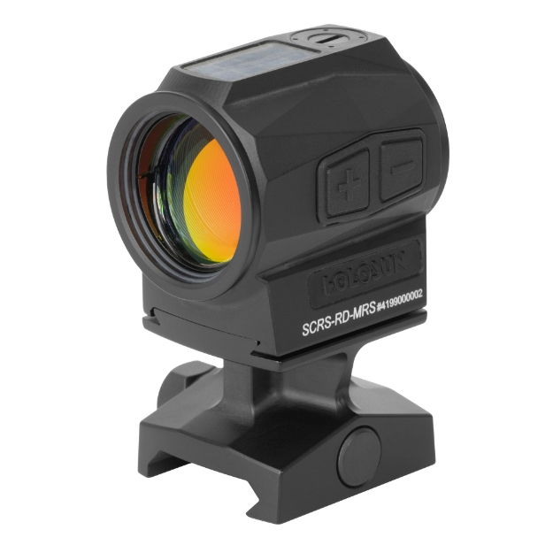 Picture of Holosun Technologies SCRS - Red Dot Sight - Non-Magnified - Fits 509T Footprint - Red Ring & 2 MOA Dot - Matte Finish - Black - Solar with 2032 Battery SCRS-RD-MRS