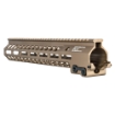 Picture of Geissele Automatics MK14 - Super Modular Rail - Handguard - 13.5" - M-LOK - Barrel Nut Wrench Sold Separately (GEI-02-243) - Gas Block Not Included - Desert Dirt Color - Product Finishes - Shade Variations and Other Imperfections Are Normal Due to the Manufacturing Process 05-573S