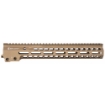 Picture of Geissele Automatics MK14 - Super Modular Rail - Handguard - 13.5" - M-LOK - Barrel Nut Wrench Sold Separately (GEI-02-243) - Gas Block Not Included - Desert Dirt Color - Product Finishes - Shade Variations and Other Imperfections Are Normal Due to the Manufacturing Process 05-573S