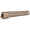 Picture of Geissele Automatics MK14 - Super Modular Rail - Handguard - 15" - M-LOK - Barrel Nut Wrench Sold Separately (GEI-02-243) - Gas Block Not Included - Desert Dirt Color - Product Finishes - Shade Variations and Other Imperfections Are Normal Due to the Manufacturing Process 05-575S