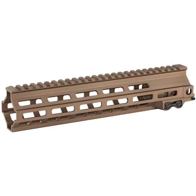 Picture of Geissele Automatics MK8 - Super Modular Rail - Handguard - 10.5" - M-LOK - Barrel Nut Wrench Sold Separately (GEI-02-243) - Gas Block Not Included - Desert Dirt Color - Product Finishes - Shade Variations and Other Imperfections Are Normal Due to the Manufacturing Process 05-1657S