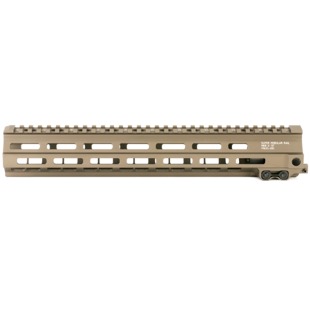 Picture of Geissele Automatics MK8 - Super Modular Rail - Handguard - 13.5" - M-LOK - Barrel Nut Wrench Sold Separately (GEI-02-243) - Gas Block Not Included - Desert Dirt Color - Product Finishes - Shade Variations and Other Imperfections Are Normal Due to the Manufacturing Process 05-285S