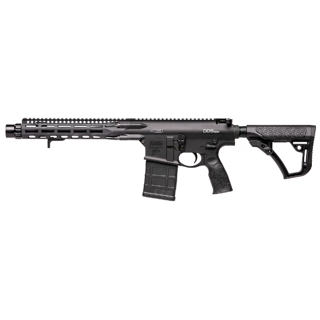 Picture of Daniel Defense DD 5 - SBR - Semi-automatic - Short Barrel Rifle - 308 Winchester/762NATO - 12.5" Cold Hammer Forged Barrel - Mid Length Gas System - Black - Danial Defense Linear Compensator - Danial Defense Grip and Stock - 10.5" Free Float M-LOK Rail - 10 Rounds - 1 Magazine 02-088-06071-047