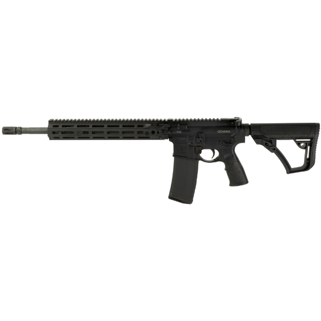 Picture of Daniel Defense DD4 RIII - Semi-automatic Rifle - AR - 223 Remington/556NATO - 16" Cold Hammer Forged Barrel - Anodized Finish - Black - Daniel Defense Grip - Black Daniel Defense 12.5" RIS III M-LOK Rail - Daniel Defense Stock - Midlength Gas System - Ambidextrous Lower - 32 Rounds - 1 Daniel Defense Magazine 02-191-10750-047