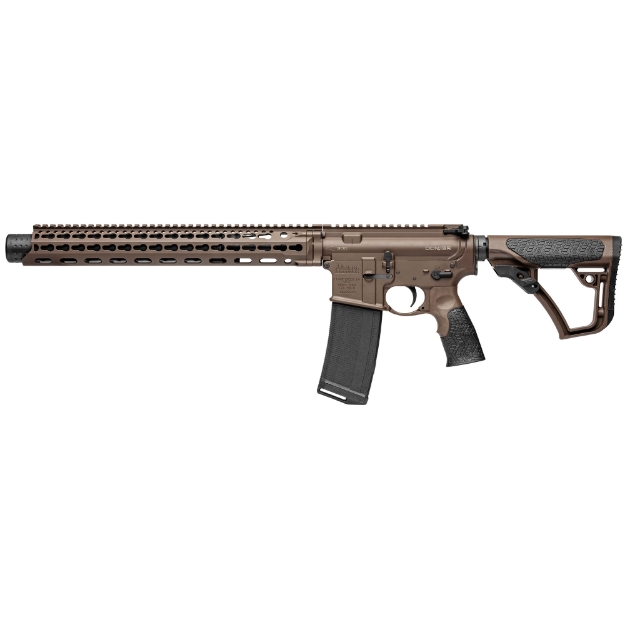 Picture of Daniel Defense DDM4 ISR (Integrally Suppressed Rifle) - Semi-automatic Rifle - 300 Blackout - 16" Barrel - Dark Brown Finish - 32Rd - 1-32Rd Daniel Defense Magazine 02-103-15139-047