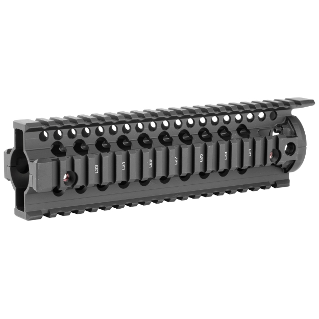 Picture of Daniel Defense Omega Rail - 9.0" - Fits Mid-Length Length - AR Rifles - 2 Piece Drop-In Free Float Rail System - Black 01-005-10002