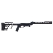 Picture of Daniel Defense Pro Chassis System - Fits Remington 700 Short Action Footprint - Integral ARCA LOCK (RRS/Area 419 Spec) Rail - Adjustable Buttstock and Cheek Riser - M-LOK Forend - AR-15 Style Grip - Accepts AICS Short Action Magazines - Anodized Finish - Black - 6061-T6 Aluminum Construction 21-163-10289