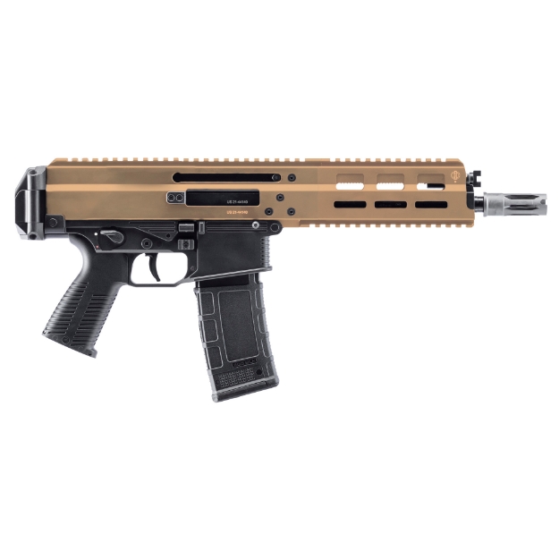 Picture of B&T APC300 Pro - Semi-automatic Pistol - 300 Blackout - 11" Barrel with Flash Hider - Matte Finish - Coyote Tan - Flip Up Iron Sights - Manual Safety - 30 Rounds - 1 Magazine BT-361660-CT