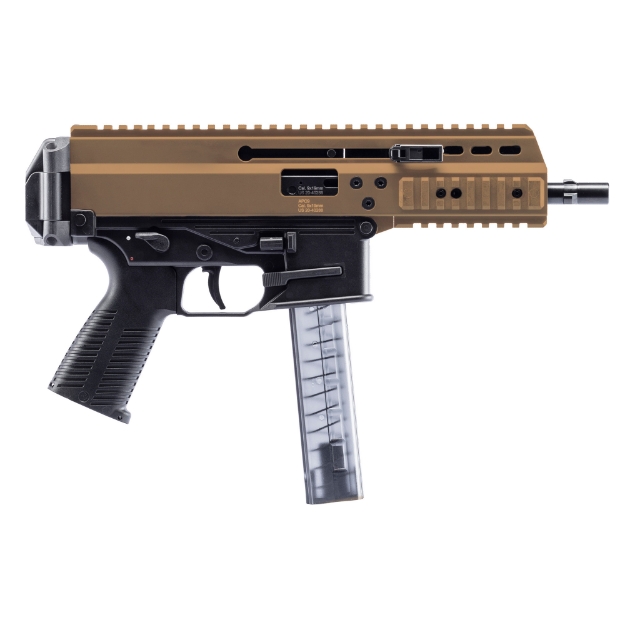 Picture of B&T APC9 PRO - Semi-automatic Pistol - 9MM - 6.8" Barrel - Anodized Finish - Coyote Tan - Ambidextrous Safety - Glock Magazine Compatible - 1 Magazine - 30 Rounds BT-36039-G-CT