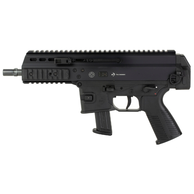 Picture of B&T APC9 PRO-S - Semi-automatic - Pistol - 9MM - 6.8" Barrel - Tri-Lug - Anodized Finish - Black - 21 Rounds - 1 Magazine - Accepts Sig Sauer Magazines BT-36039-S