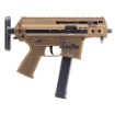Picture of B&T APC9K - Semi-automatic Rifle - SBR - 9MM - 4.3" Barrel - Anodized Finish - Coyote Tan - Ambidextrous Safety - Telescoping Stock - Glock Magazine Compatible - 1 Magazine - 33 Rounds BT-361765-02-SBR-G-CT-TS