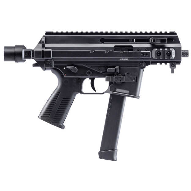 Picture of B&T APC9K PRO - Semi-automatic - Pistol - 9MM - 4.3" Threaded Barrel - Anodized Finish - Black - 30 Rounds - 1 Magazine - Telescopic Brace Adapter - Glock Magazine Compatible BT-361765-02-G