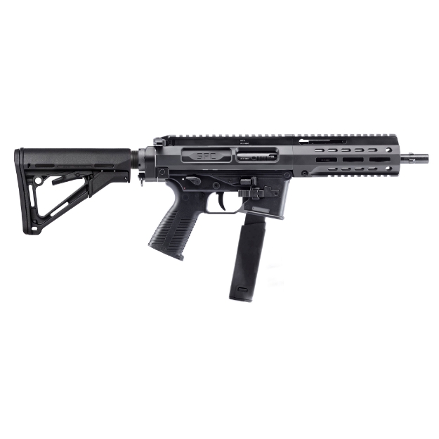 Picture of B&T SPC - Semi-automatic Rifle - SBR - 10MM - 9" Barrel - Anodized Finish - Black - Collapsible Stock - 1 Magazine - 15 Rounds BT-500167-SBR-RS